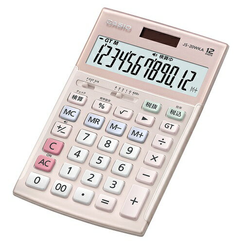 カシオ 電卓 JS-20WK