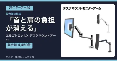 エルゴトロン LX デスクマウントアームの口コミ・評判｜首と肩の負担が消える【2026】