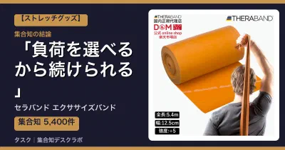 セラバンド エクササイズバンドの口コミ・評判｜負荷を選べるから続けられる【2026】
