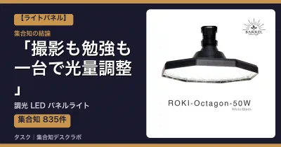 調光 LED パネルライトの口コミ・評判｜撮影も勉強も一台で光量調整【2026】