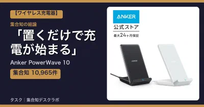 Anker PowerWave 10の口コミ・評判｜置くだけで充電が始まる【2026】