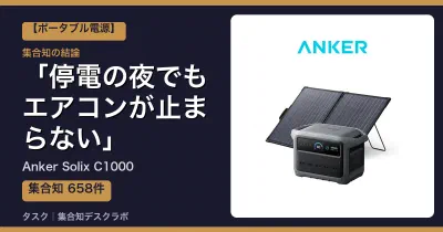 Anker Solix C1000の口コミ・評判｜停電の夜でもエアコンが止まらない【2026】