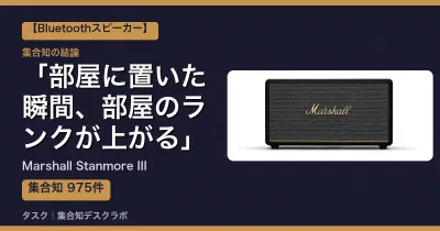 Marshall Stanmore IIIの口コミ・評判｜部屋に置いた瞬間、部屋のランクが上がる【2026】